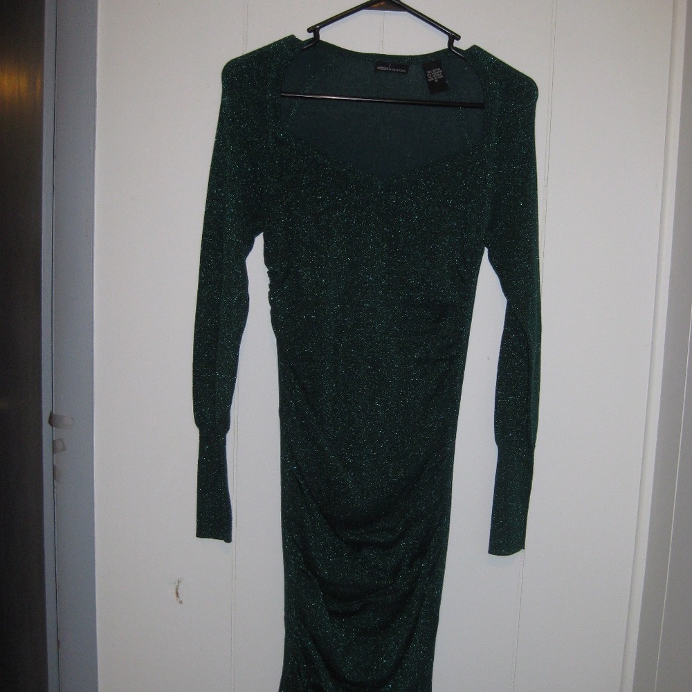 Green Glitter Dress
